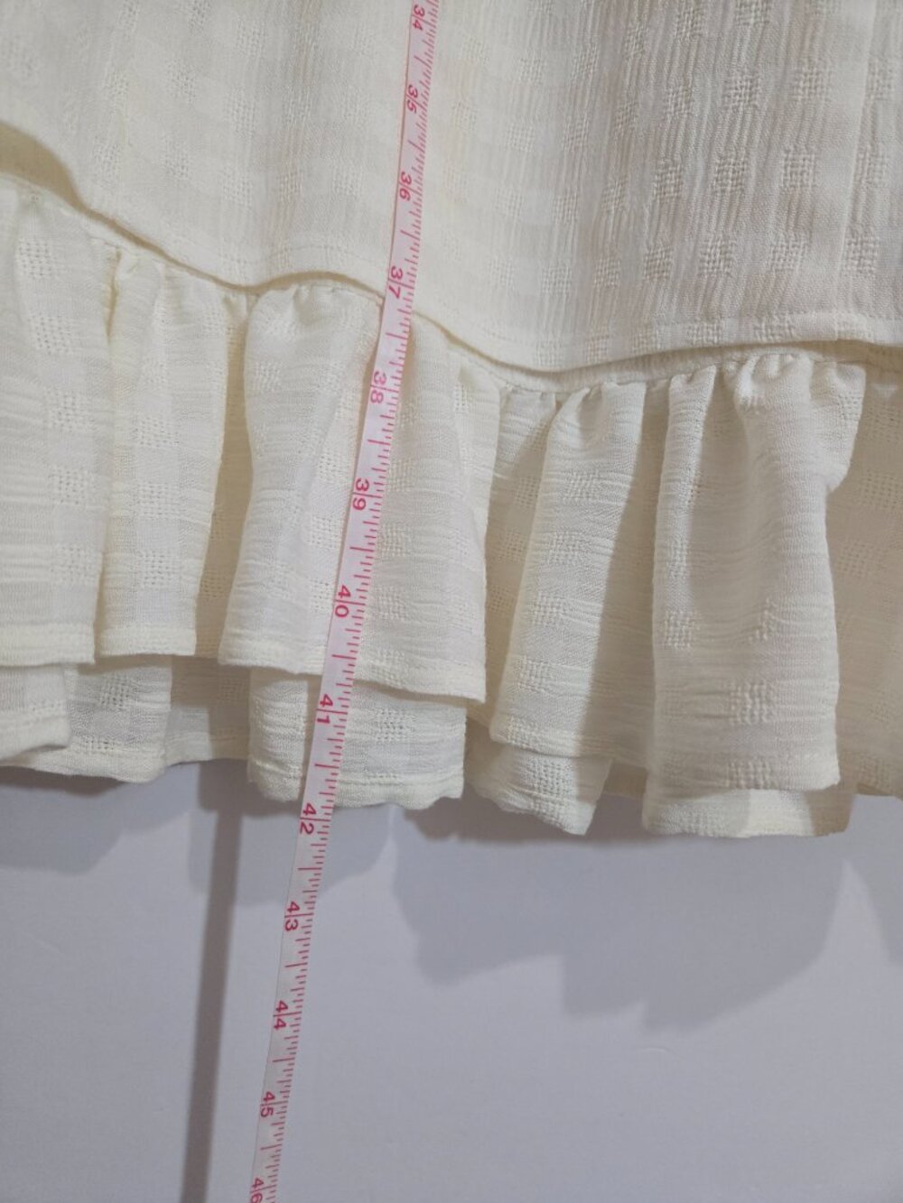 Christy Dawn "The Nicks" Dress in Ivory/Cream Ruffle Midi size XS Bohemian - Picture 16 of 17